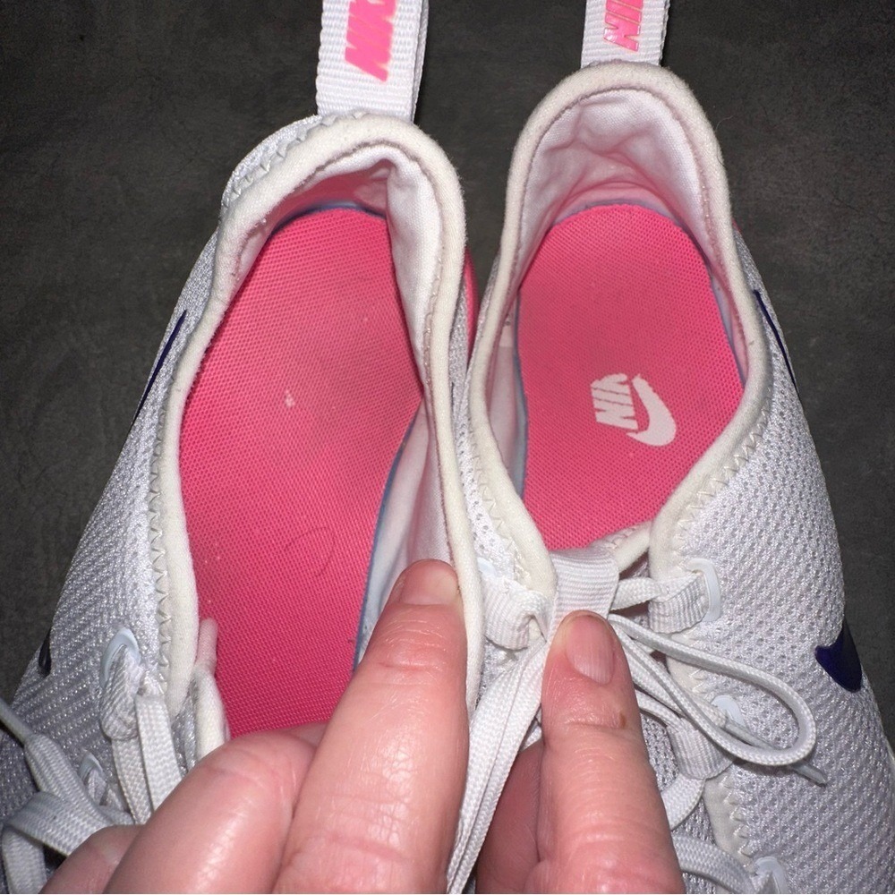 Nike Duel Racers Women's White and Pink Sneakers Size 9.5 - Picture 5 of 7
